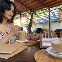 Vegan coffee and tea after long time  at Bean Me Up in Goa