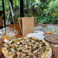 Zatar Pizza  at Bean Me Up in Goa