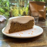 Carrot cake  at Bean Me Up in Goa