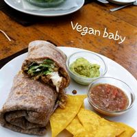 wild burrito at Bean Me Up in Goa