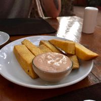 Yam Chips at Bean Me Up in Goa