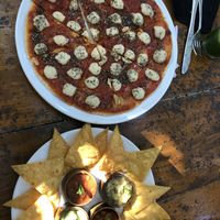 Pizza + Nachos at Bean Me Up in Goa