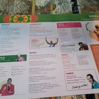 Vegan menu, November 2022 at Racconto Lounge  in Bury