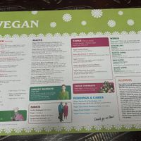 Menu  at Racconto Lounge  in Bury