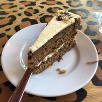 Carrot cake at Racconto Lounge  in Bury