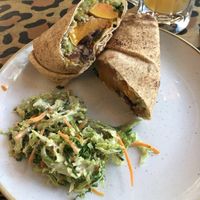Vegan burrito wrap  at Racconto Lounge  in Bury