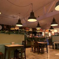 Interior of restaurant  at Rosso Lounge in Biggleswade