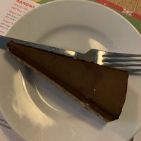 Dark chocolate and orange torte  at Tarko Lounge in Barnstaple