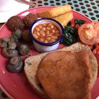 Vegan breakfast  at Valero Lounge in Witham