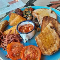 Large vegan breakfast. at Verso Lounge  in Stafford