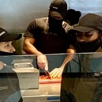 Servers not wearing masks properly at Chipotle in Castro Valley