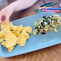 Avocado tartare (looked much prettier when it arrived!) at Veggie Restaurant in Suva