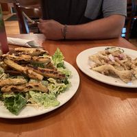 Caesar salad and oyster mushroom calamari  at Eve Olive in Nanaimo