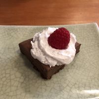 Chocolate cheese cake at Eve Olive in Nanaimo
