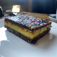 Nanaimo bar - yummieee  at Eve Olive in Nanaimo