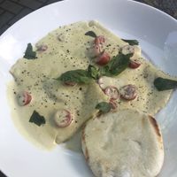 Sweet potato ravioli  at Eve Olive in Nanaimo