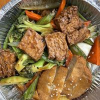 Black bean tofu  at Lotus Pond in Victoria