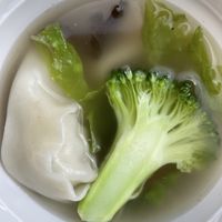 Wonton soup   at Lotus Pond in Victoria