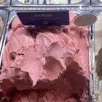 Vegan strawberry sorbet at Paradis in Copenhagen