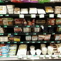 Dairy case at Gateway Market in Des Moines