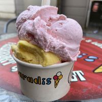 Strawberry and mango  at Paradis in Horsens