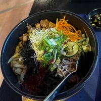 Vegan bibimbap  at Gangnam in Oslo