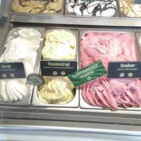 Vegan options: lemon, passionfruit, raspberry at Paradis - Vesterbro in Copenhagen