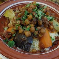 Moroccan couscous with veggies at Annette in Sofia