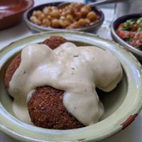 Falafel & tahini at Annette in Sofia