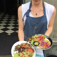 Seasonal veggies, mixed grains and home made sauces! at Bar d'Henri in Antwerpen