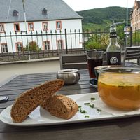 Suppe mit Aussicht at Café Spatz in Bernkastel-kues