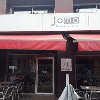 Outside at Joma Bakery Cafe in Vientiane