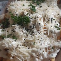 Garlic parm fries at V-Face in Dublin