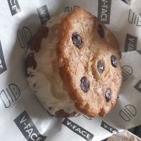 Cookie and ice cream sandwich at V-Face in Dublin