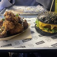 Hot chick and cauli wingz  at V-Face in Dublin