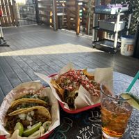Happy hour TVP tacos & nachos   at Hungry Tiger in Portland