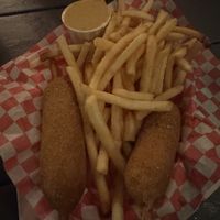 Corn dog basket  at Hungry Tiger in Portland
