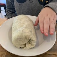 Giant wraps!  at Angry Vegan in Penticton