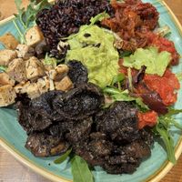 Salad with smoked tofuu  at Zenith in Lisbon