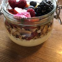 Grenola with soy yogurt  at Zenith in Lisbon