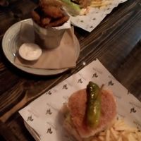 Burgers and crispy shrooms at Beer and Bird in St Ives