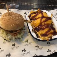 Hail Seitan Burger & Dirty Fries at Beer and Bird in St Ives