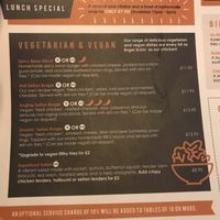  Veggie and vegan mains  at Beer and Bird in St Ives