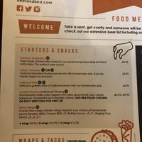 Vegan crispy shrooms  at Beer and Bird in St Ives