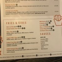 Extras  at Beer and Bird in St Ives