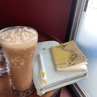 Mocha frappe iced with soya   at Joma Bakery Cafe - That Luang in Vientiane