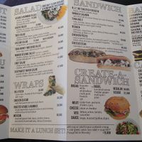 Menu1/2 at Joma Bakery Cafe - That Luang in Vientiane