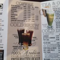 Menu2/2 at Joma Bakery Cafe - That Luang in Vientiane