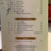 Vegetarian menu page 4 at Dragon House in Moreno Valley