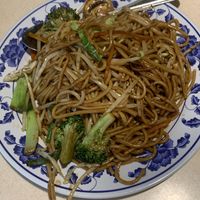 Vegetarian lo mein  at Dragon House in Moreno Valley